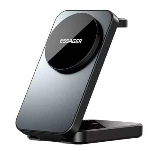 Бездротовий зарядний пристрій Essager 3in1 15W white OJD-112