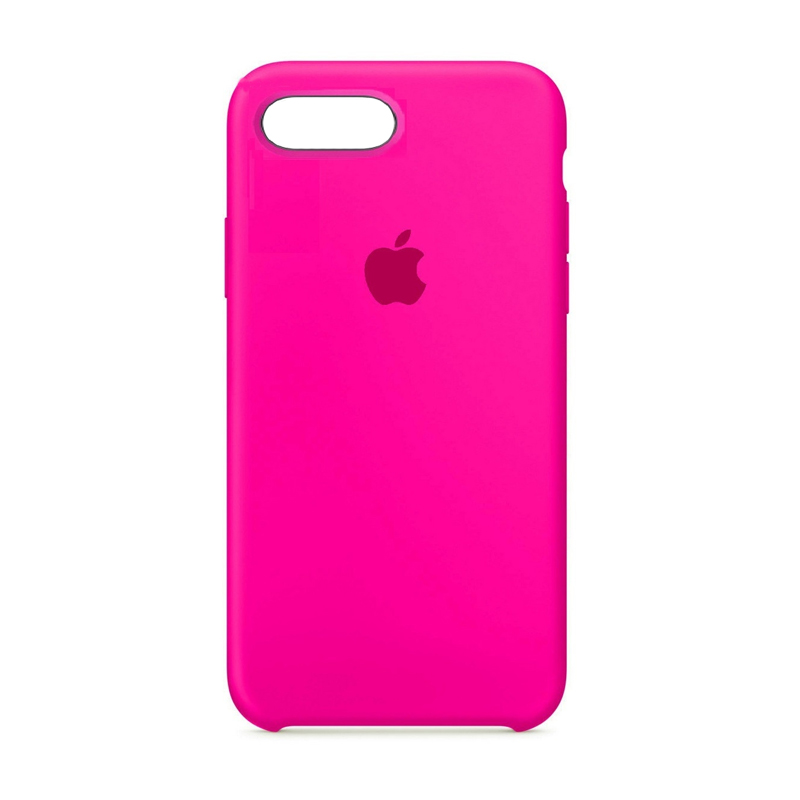 Накладка Original Silicone Case iPhone 7 Plus, 8 Plus (47 hot pink) Full