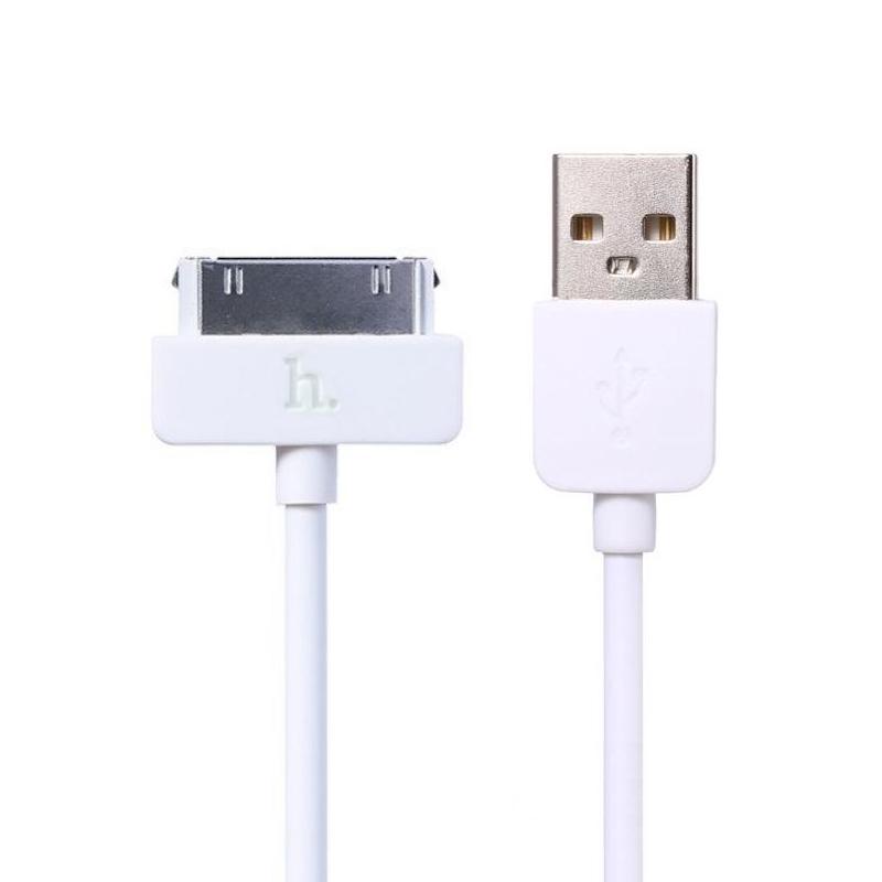 USB кабель Hoco X1 iРhone 4G, 4S 30 pin white