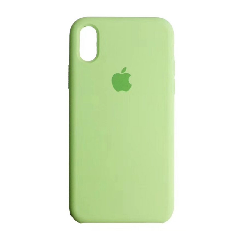Накладка Original Silicone Case iPhone XR mint gum