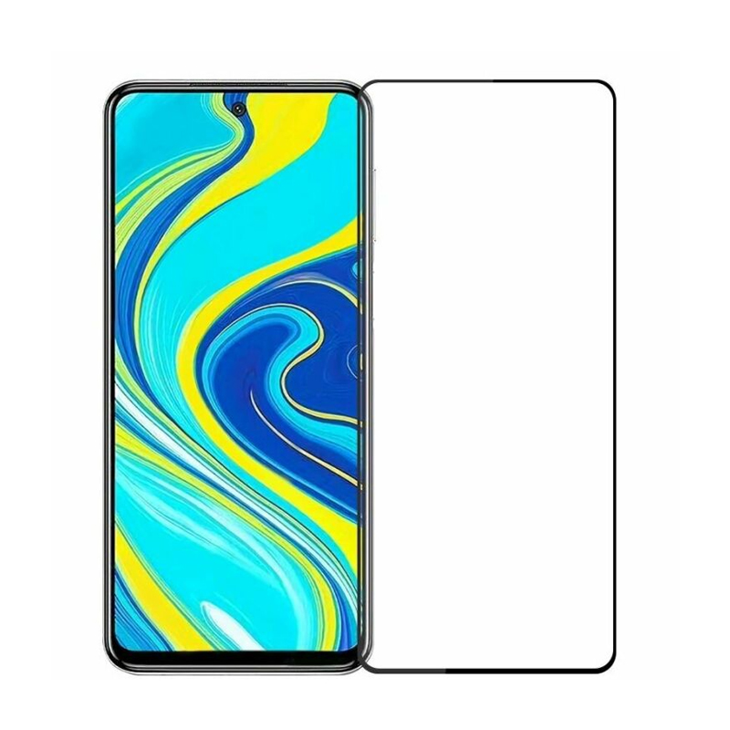 Захисне скло Glass Xiaomi Redmi Note 9 Pro, 9S, K30, Poco X2, X3 9D black