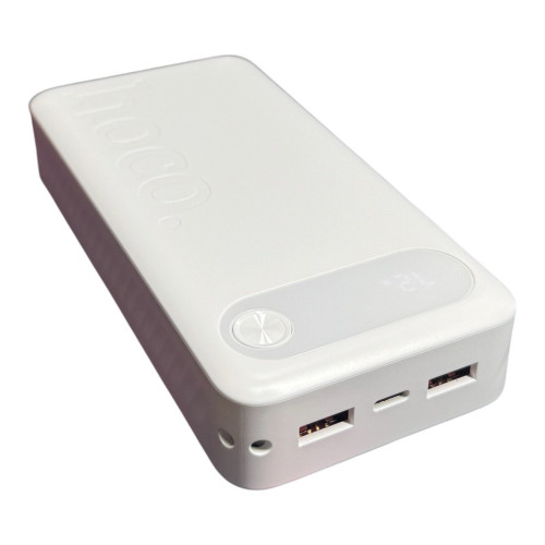 Зовнішній акумулятор Hoco J154A 22.5W LCD 20000 mAh white Зовнішній акумулятор Hoco J154A 22.5W LCD 20000 mAh white