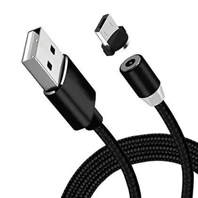 USB кабель XO NB187 microUSB магнітний black