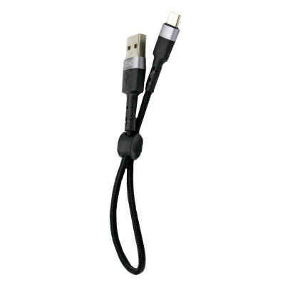 USB кабель XO NB117 microUSB 25 см black USB кабель XO NB117 microUSB 25 см black