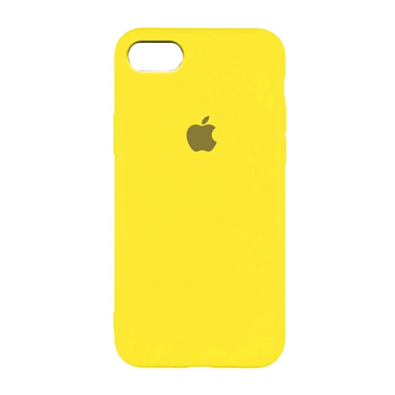 Накладка Original Silicone Case iPhone 7, 8, SE 2020 yellow flurescent