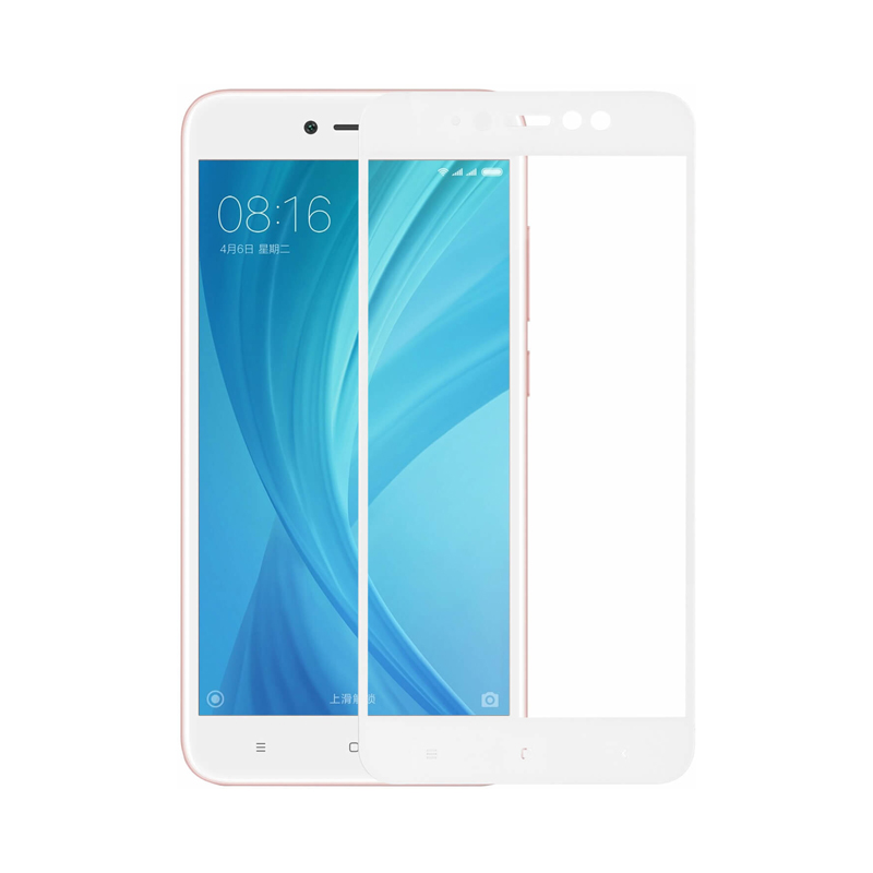 Захисне скло Glass Xiaomi Redmi Note 5A, Redmi Y1 Full Glue white