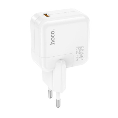Зарядний пристрій Hoco C112A, USB-C 30W, 3A, QC3.0 white Зарядний пристрій Hoco C112A, USB-C 30W, 3A, QC3.0 white