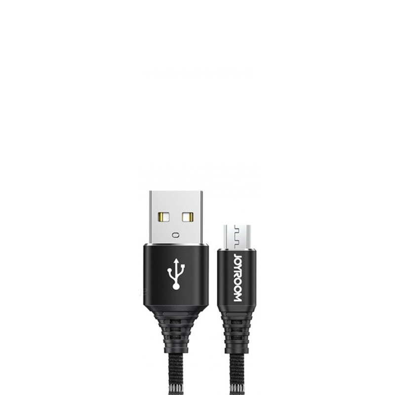 USB кабель Joyroom S-L316 Armor microUSB 25 см black