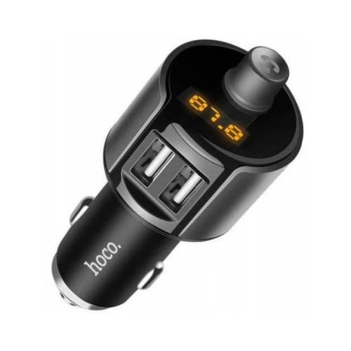 FM трансмітер Hoco E19 in-car audio wireless gray FM трансмітер Hoco E19 in-car audio wireless gray