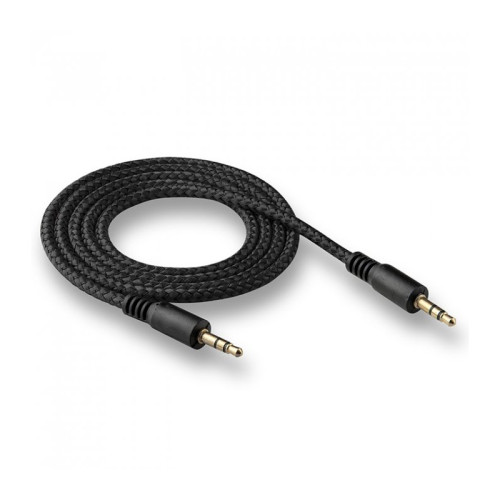 Аудіо-кабель Walker H205 AUX 3.5 мм black Аудіо-кабель Walker H205 AUX 3.5 мм black