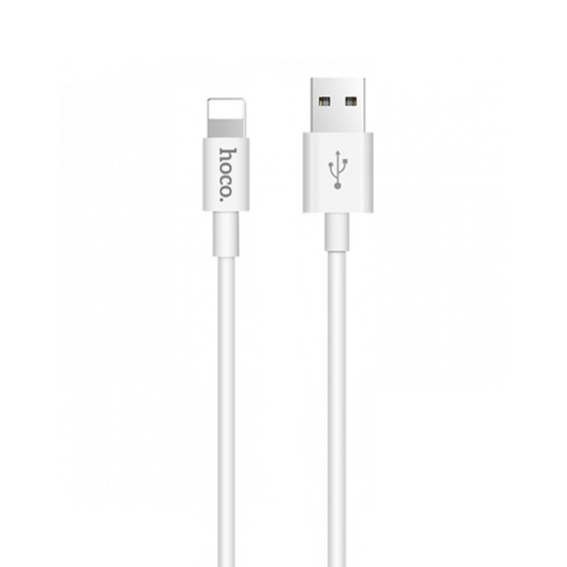 USB кабель Hoco X23 Skilled Lightning white