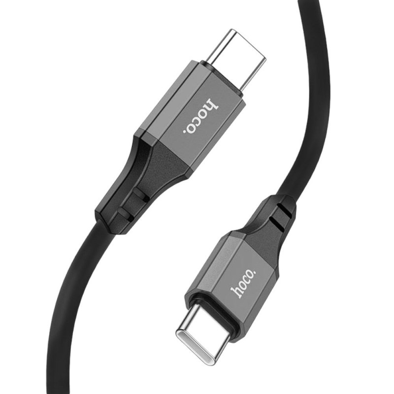 USB кабель Hoco X86 Type-C to Type-C black