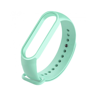 Ремінець для Xiaomi Mi Band 5, 6 silicone mint Ремінець для Xiaomi Mi Band 5, 6 silicone mint