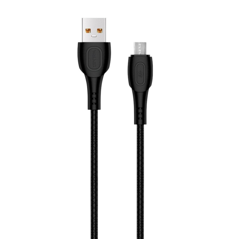 USB кабель Walker C325 microUSB black