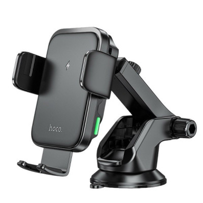 Автотримач Hoco HW11 wireless car 15W в на присосці black Автотримач Hoco HW11 wireless car 15W в на присосці black