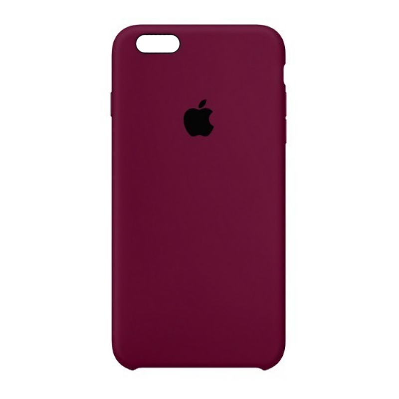 Накладка Original Silicone Case iPhone 6, 6S marsala