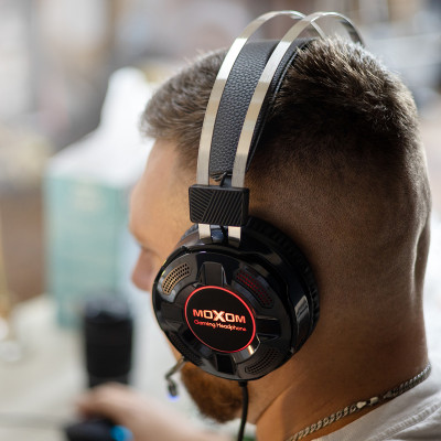 Навушники накладні Moxom MX-EP35 big game earphone black Навушники накладні Moxom MX-EP35 big game earphone black