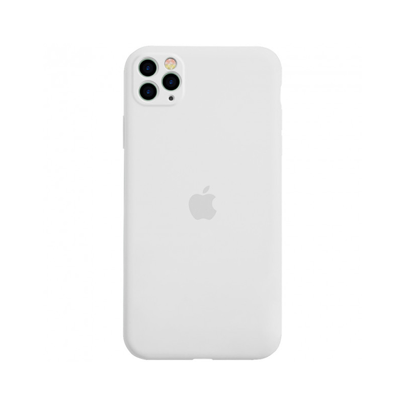 Накладка Original Silicone Case iPhone 11 Pro Max white Close Camera