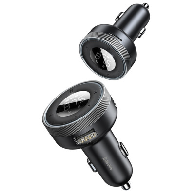 FM трансмітер Bluetooth Baseus CCLH-01 black