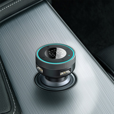 FM трансмітер Bluetooth Baseus CCLH-01 black FM трансмітер Bluetooth Baseus CCLH-01 black