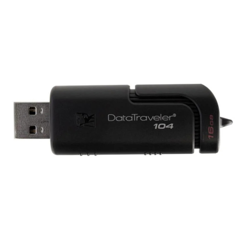 USB флеш 16 Гб Kingston DT 104 G3 USB black