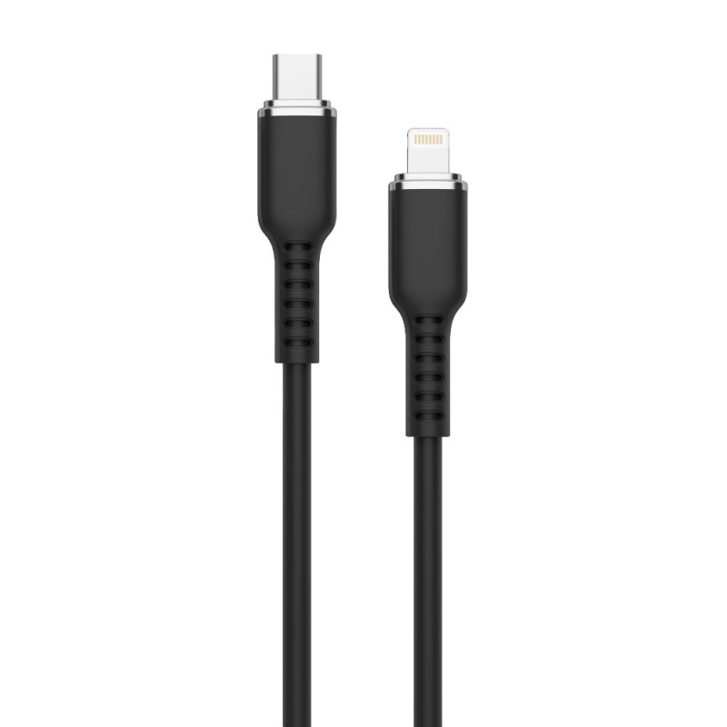 USB кабель Walker C795 Type-C to Lightning black