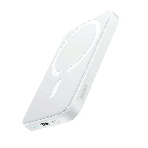 Зовнішній акумулятор Baseus Airpow Magnetic, 6000 mAh 20W white P10022807213-00