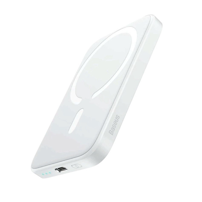 Зовнішній акумулятор Baseus Airpow Magnetic, 6000 mAh 20W white P10022807213-00