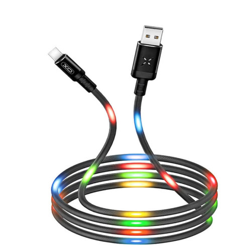 USB кабель XO NB108 microUSB black