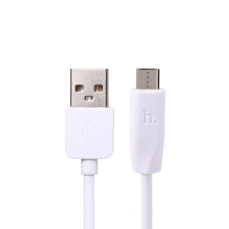 USB кабель Hoco X1 Rapid microUSB white