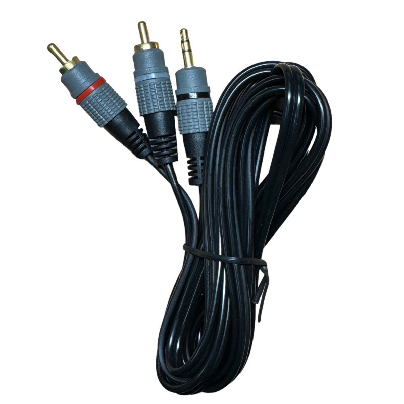 Аудіо-кабель Cablexpert CCA-352, 2.5 метри AUX 3.5 мм на тюльпани