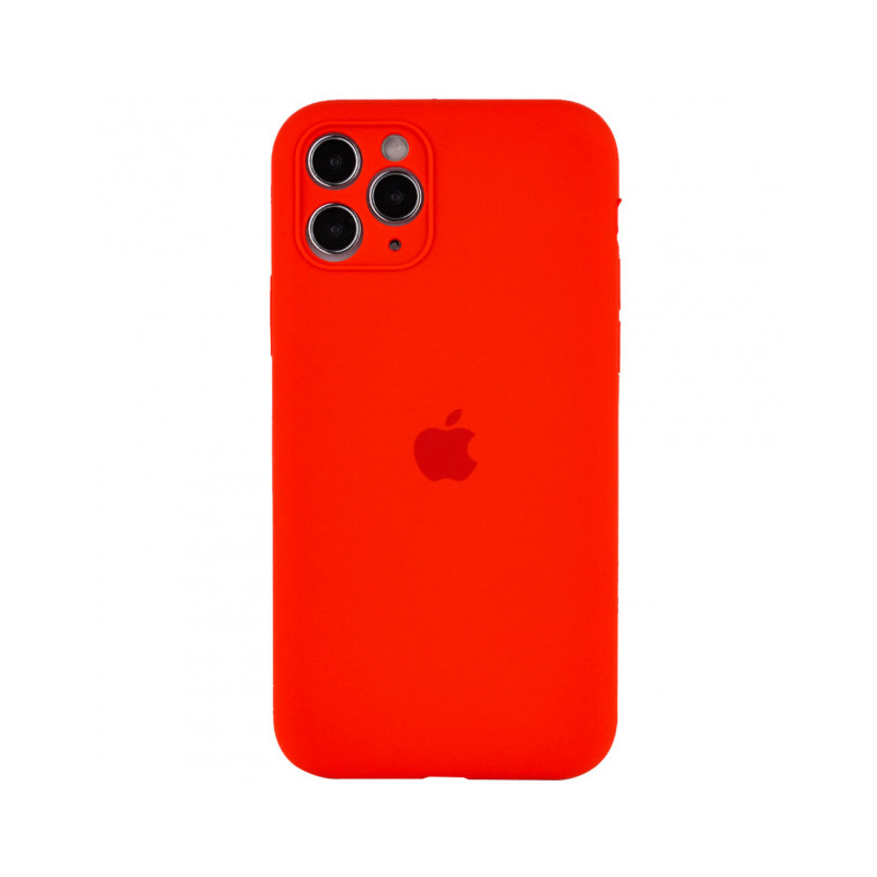 Накладка Original Silicone Case iPhone 11 Pro Max red Close Camera