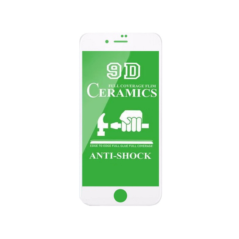 Захисне скло Glass iPhone 7, 8, SE 2020 Ceramic white
