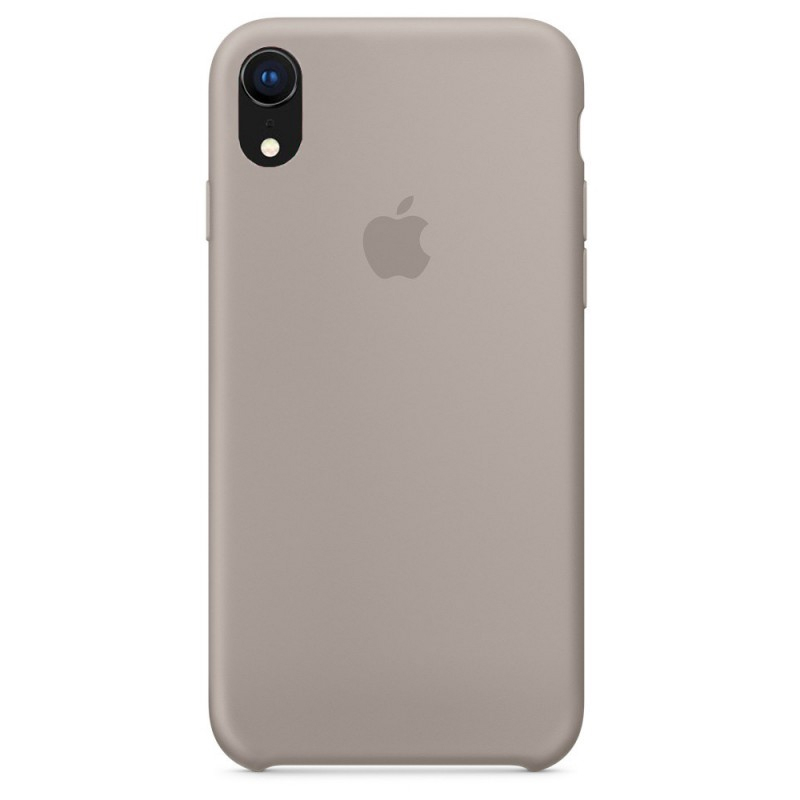 Накладка Original Silicone Case iPhone XR beige