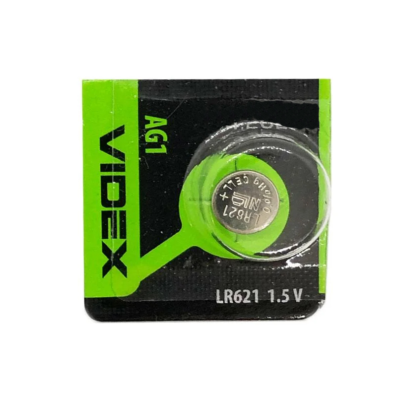 Батарейка Videx AG1 LR621 1.5V 1шт