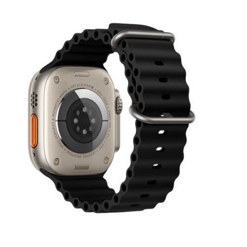 Ремінець для Apple Watch Hoco iWatch WA12 Original Marine 2-buckle 42, 44, 45, 49 black Ремінець для Apple Watch Hoco iWatch WA12 Original Marine 2-buckle 42, 44, 45, 49 black