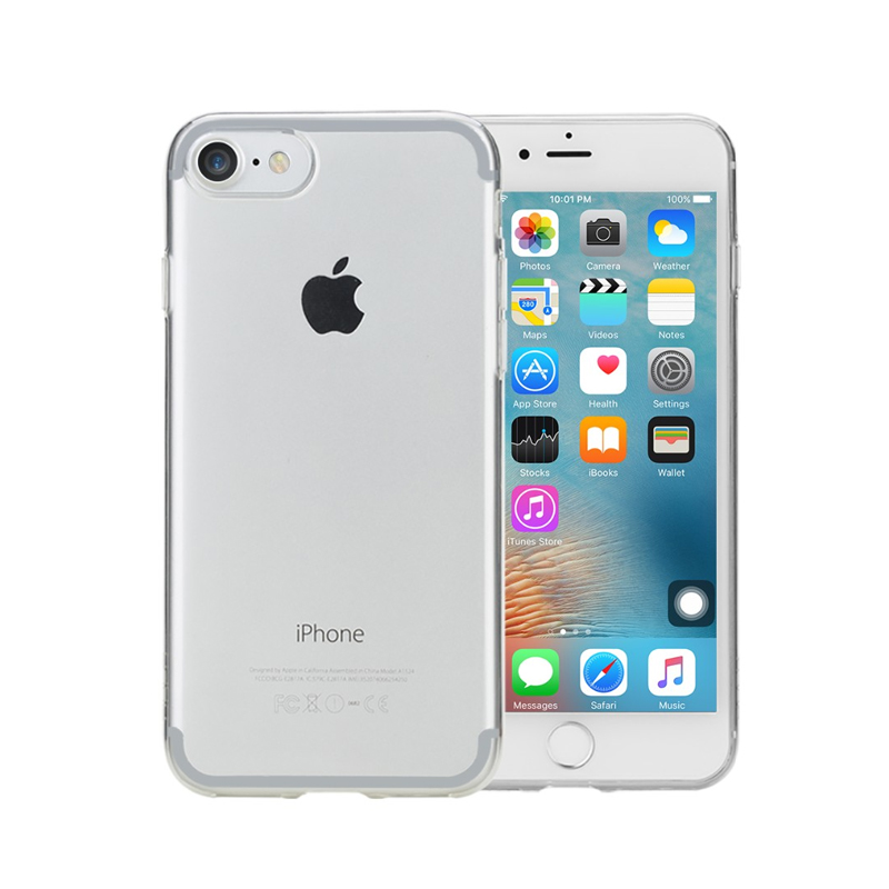 Накладка Silicone Case iPhone 7, 8, SE 2020 прозора