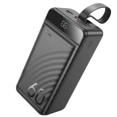 Зовнішній акумулятор Hoco J123C 60000 mAh 22.5W black Зовнішній акумулятор Hoco J123C 60000 mAh 22.5W black