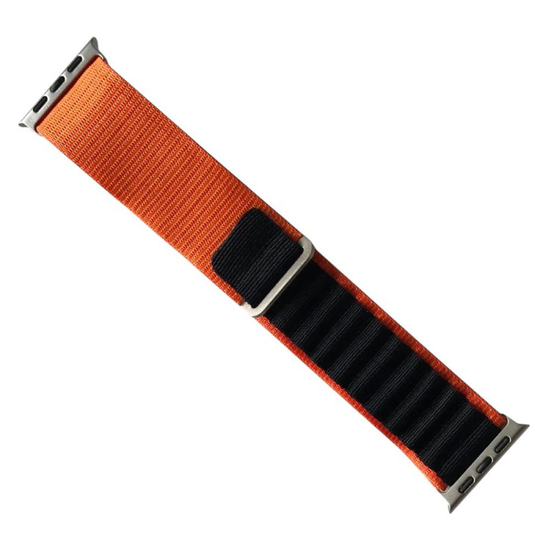 Ремінець для Apple Watch 38, 40, 41 orange black Ремінець для Apple Watch 38, 40, 41 orange black