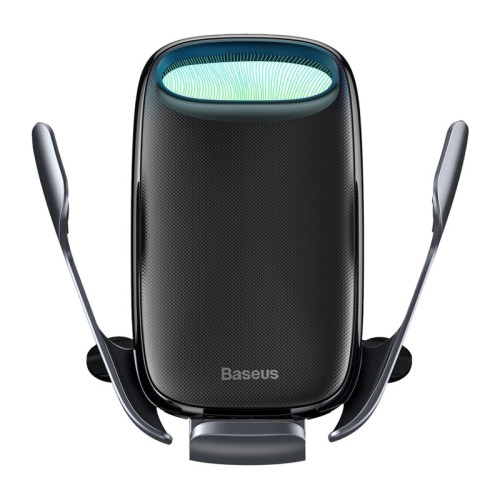 Автотримач з бездротовим зарядним Baseus Milky Way Bracket Holder black (WXHW02-01)