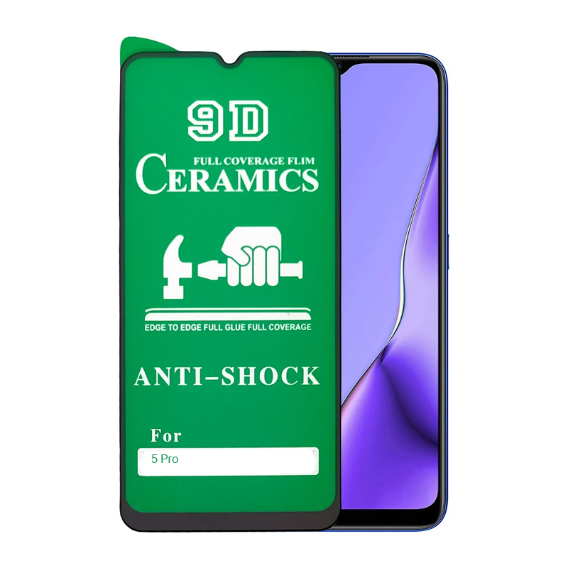 Захисне скло Glass Realme 5 Pro Ceramic black