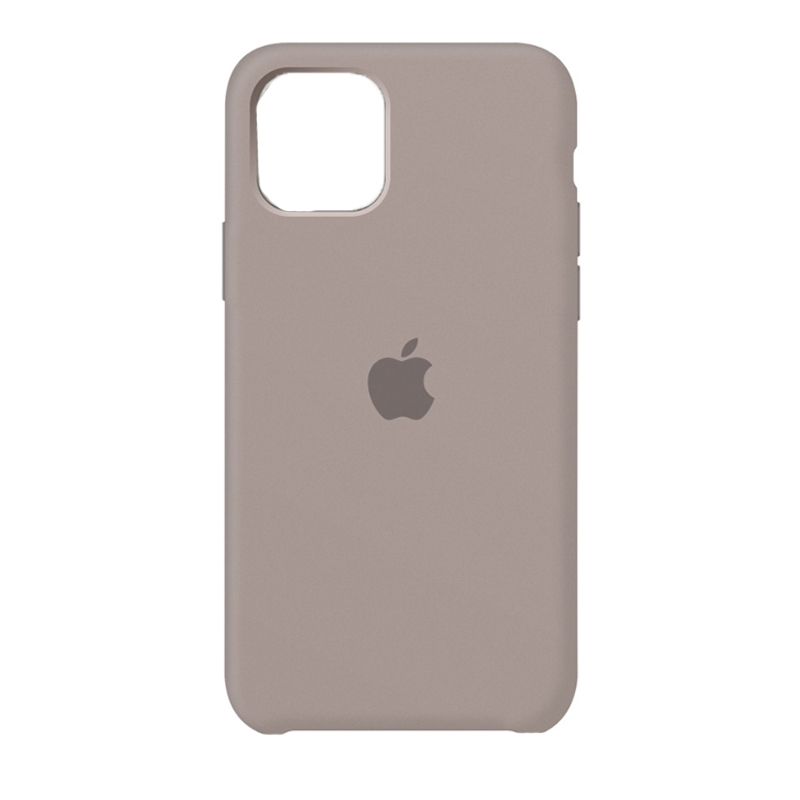 Накладка Original Silicone Case iPhone 12, 12 Pro pebble