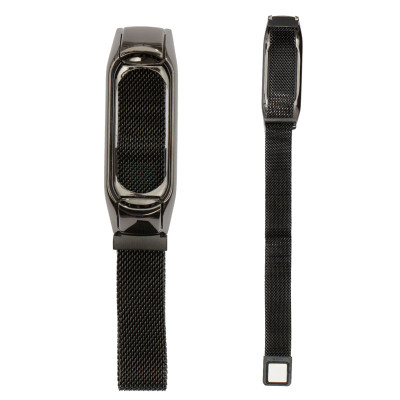 Ремінець для Xiaomi Mi Band 3, 4 Milanese Loop black Ремінець для Xiaomi Mi Band 3, 4 Milanese Loop black