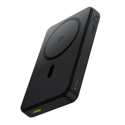 Зовнішній акумулятор Baseus Airpow Qi2 Magnetic, 10000 mAh 22.5 Black P10080000123-00 Зовнішній акумулятор Baseus Airpow Qi2 Magnetic, 10000 mAh 22.5 Black P10080000123-00
