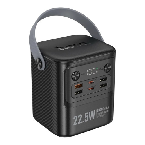 Зовнішній акумулятор Hoco J152 80000 mAh 22.5W black