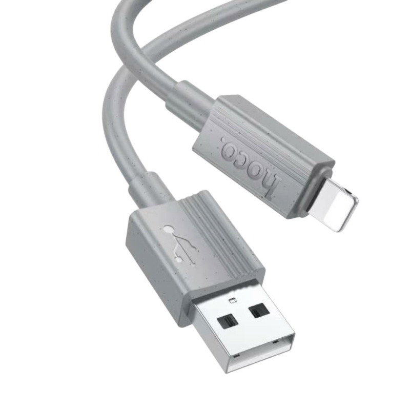 USB кабель Hoco X107 Lightning gray