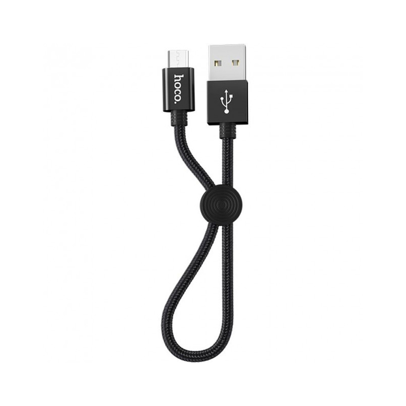 USB кабель Hoco X35 Premium microUSB 25 см black