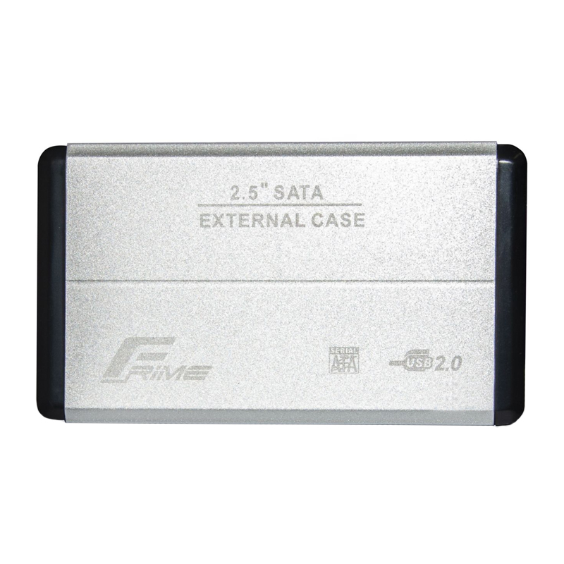 Зовнішня кишеня Frime SATA SSD 2.5", USB 2.0, metal, silver (FHE21.25U20)