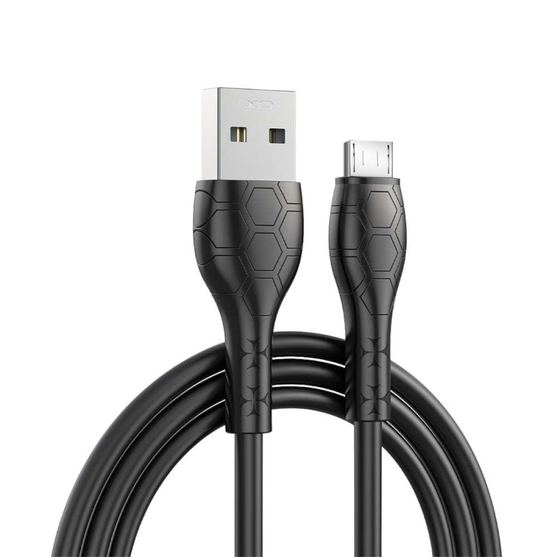 USB кабель XO NB240 microUSB black