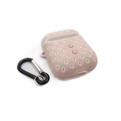 Чохол для Airpods, Airpods 2 Sport design pink sand-white Чохол для Airpods, Airpods 2 Sport design pink sand-white